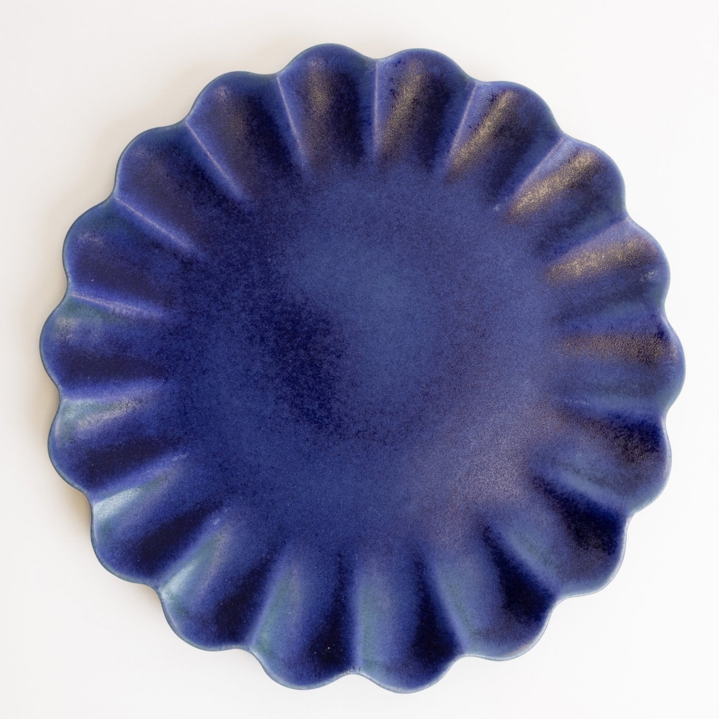 Dhalia Stoneware Dinner Plate - Blue