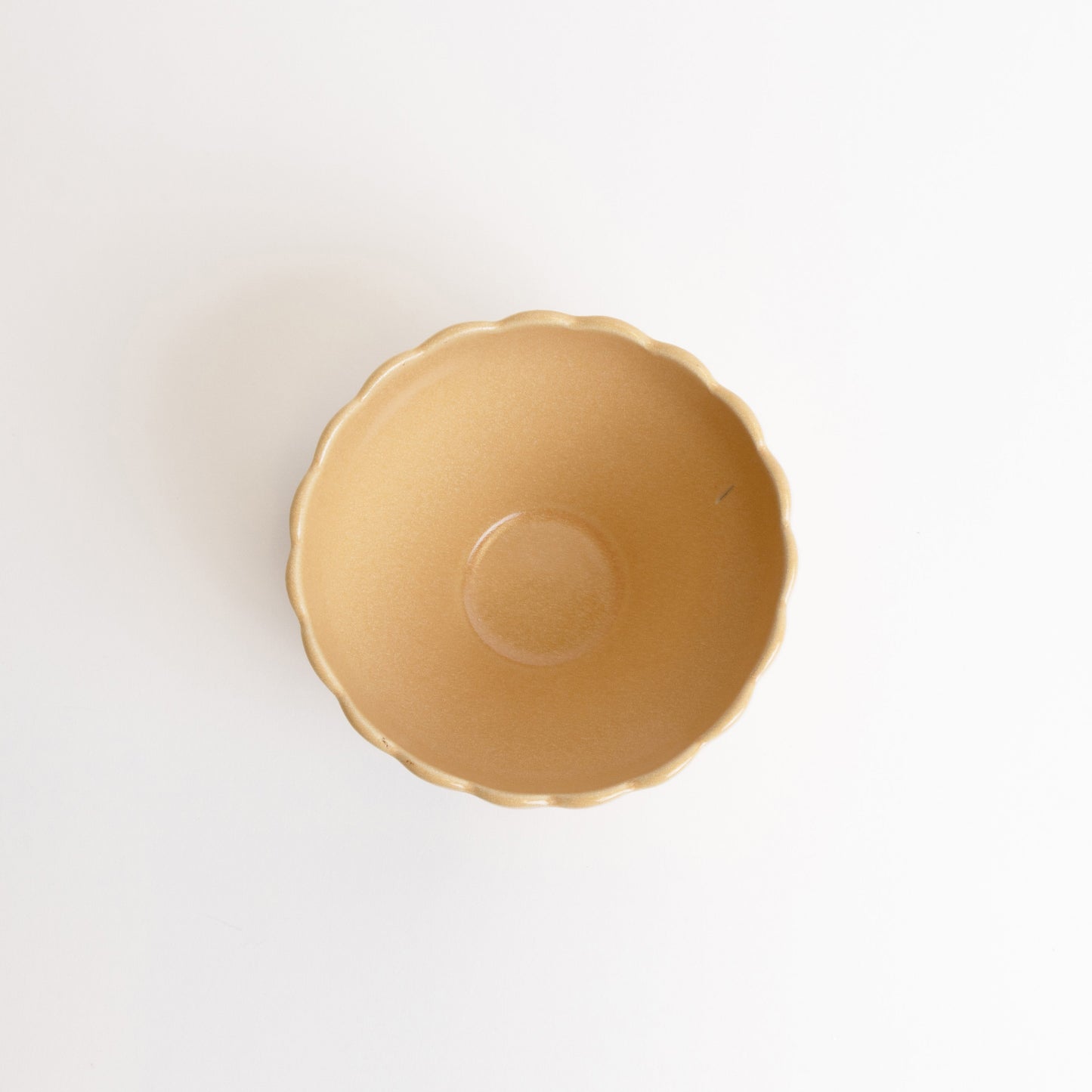Dhalia Stoneware Bowl - Camel