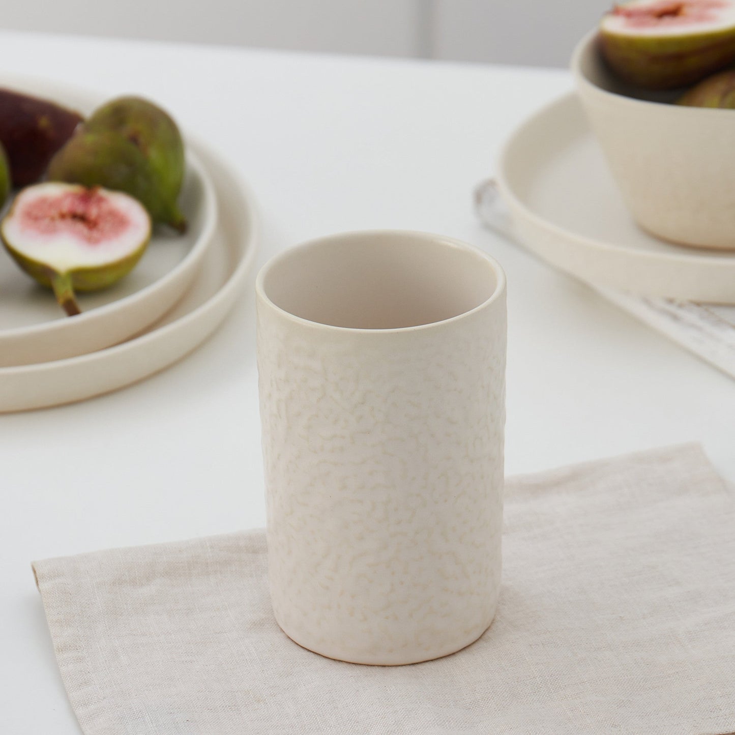 Katachi Stoneware Dinnerware Set - Ivory