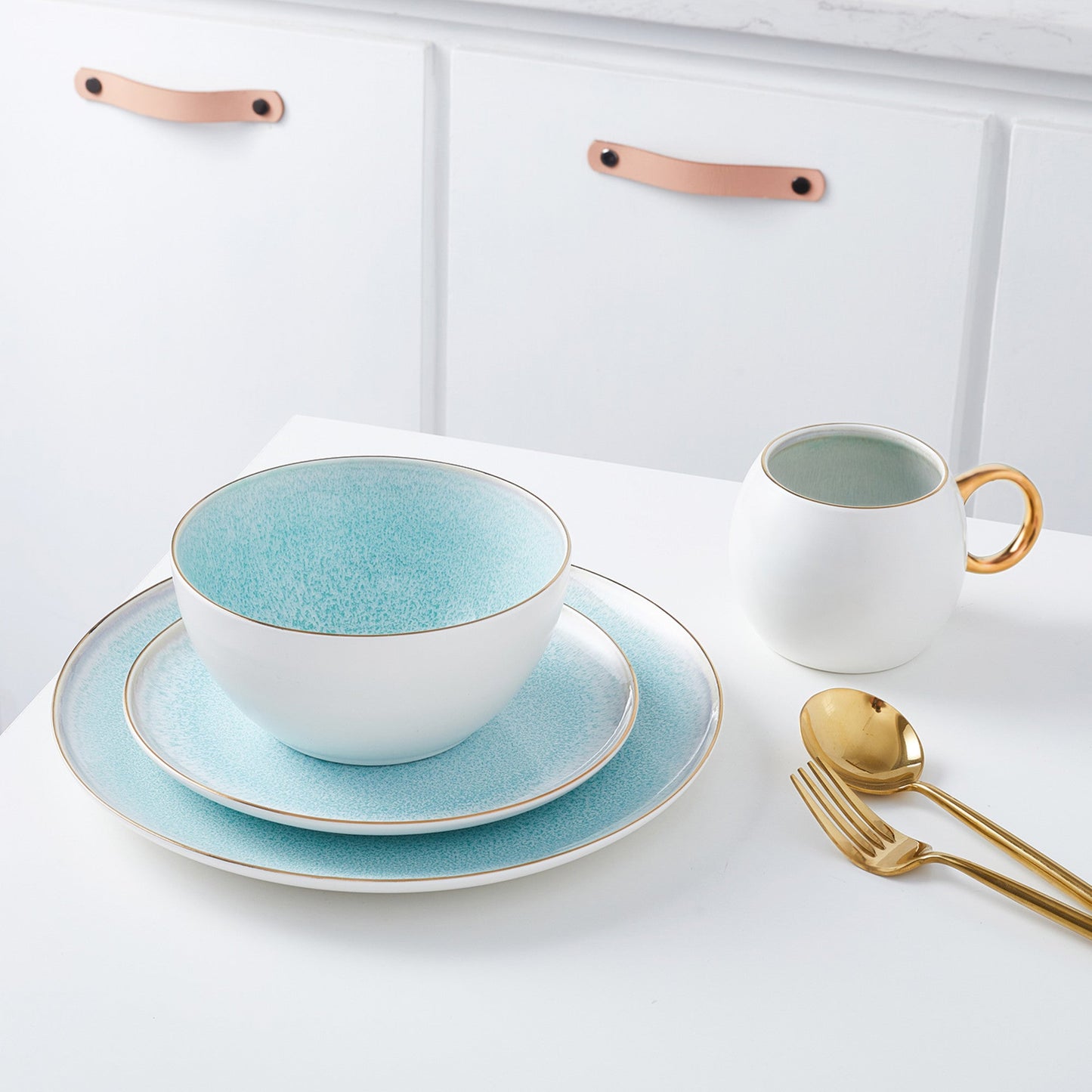 Josephine Porcelain Mug - Mint