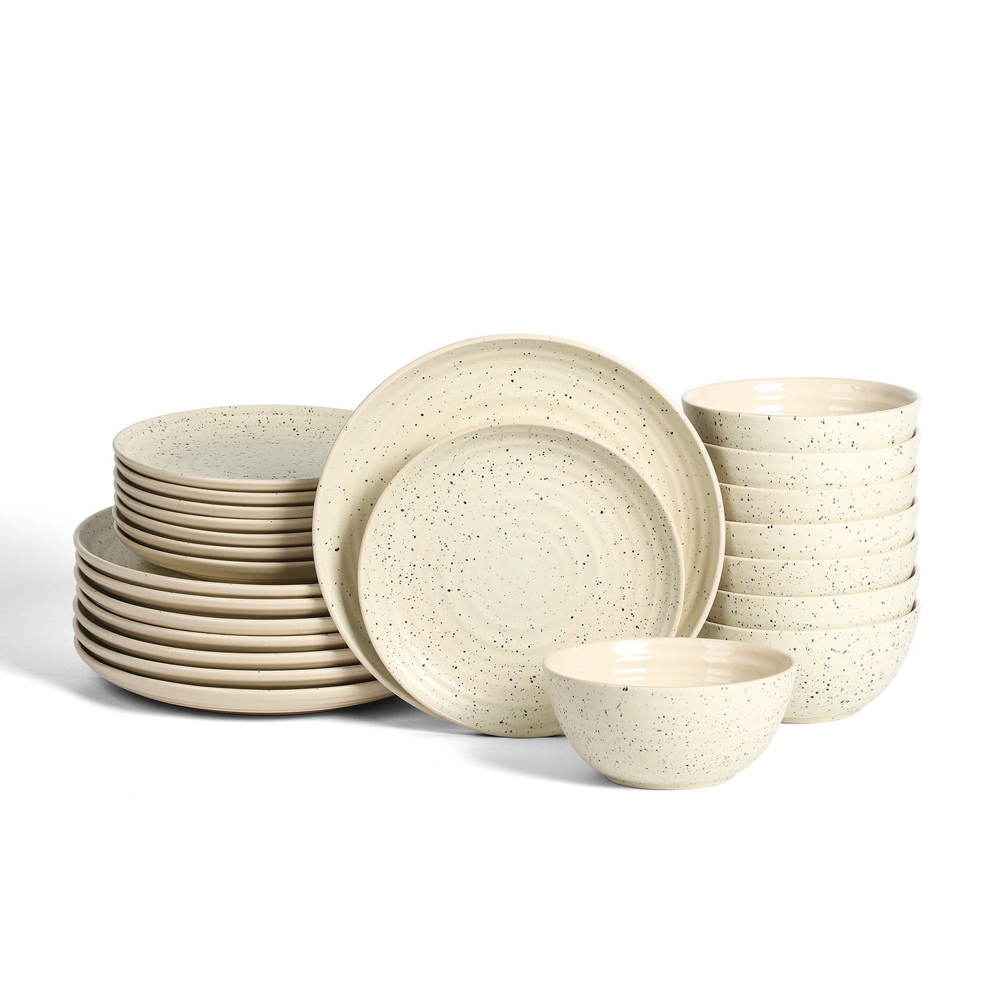 Dua Stoneware Dinnerware Set - White
