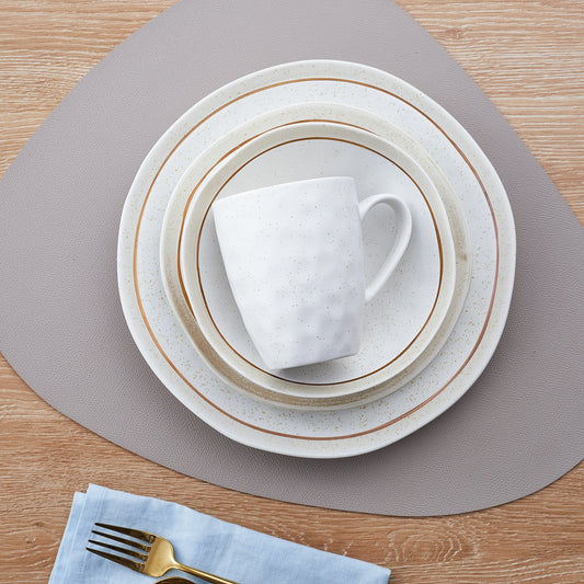 Clara Porcelain Dinnerware Set - White