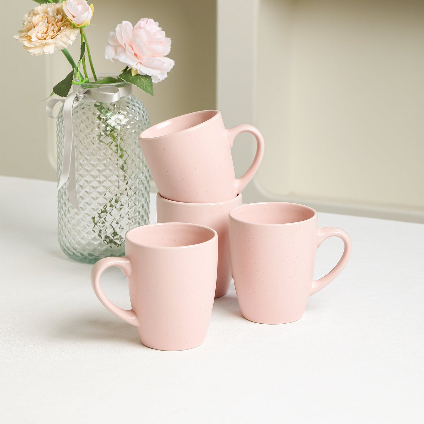 Albie Stoneware Dinnerware Set - Pink