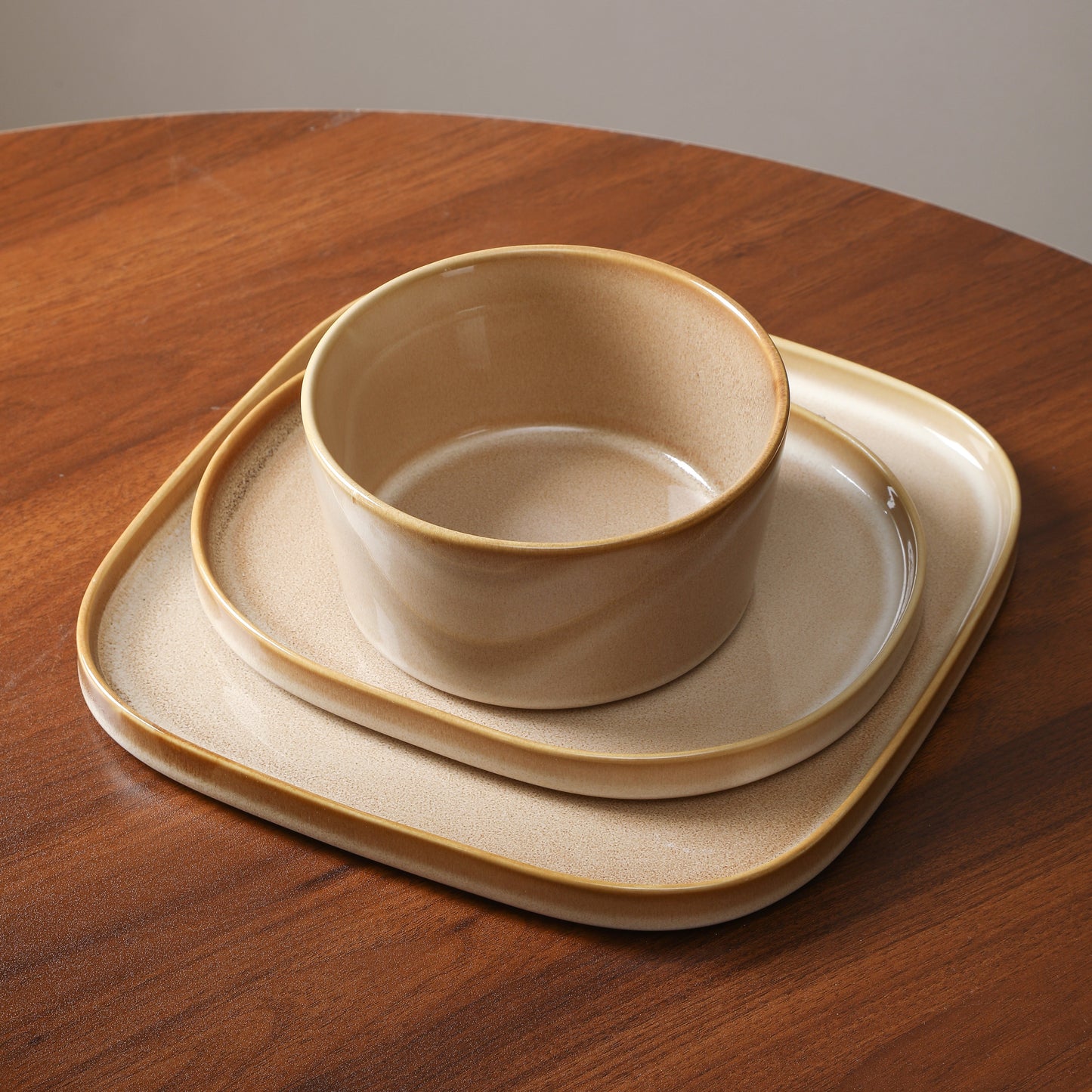 Cairo Stoneware Dinnerware Set - Sand