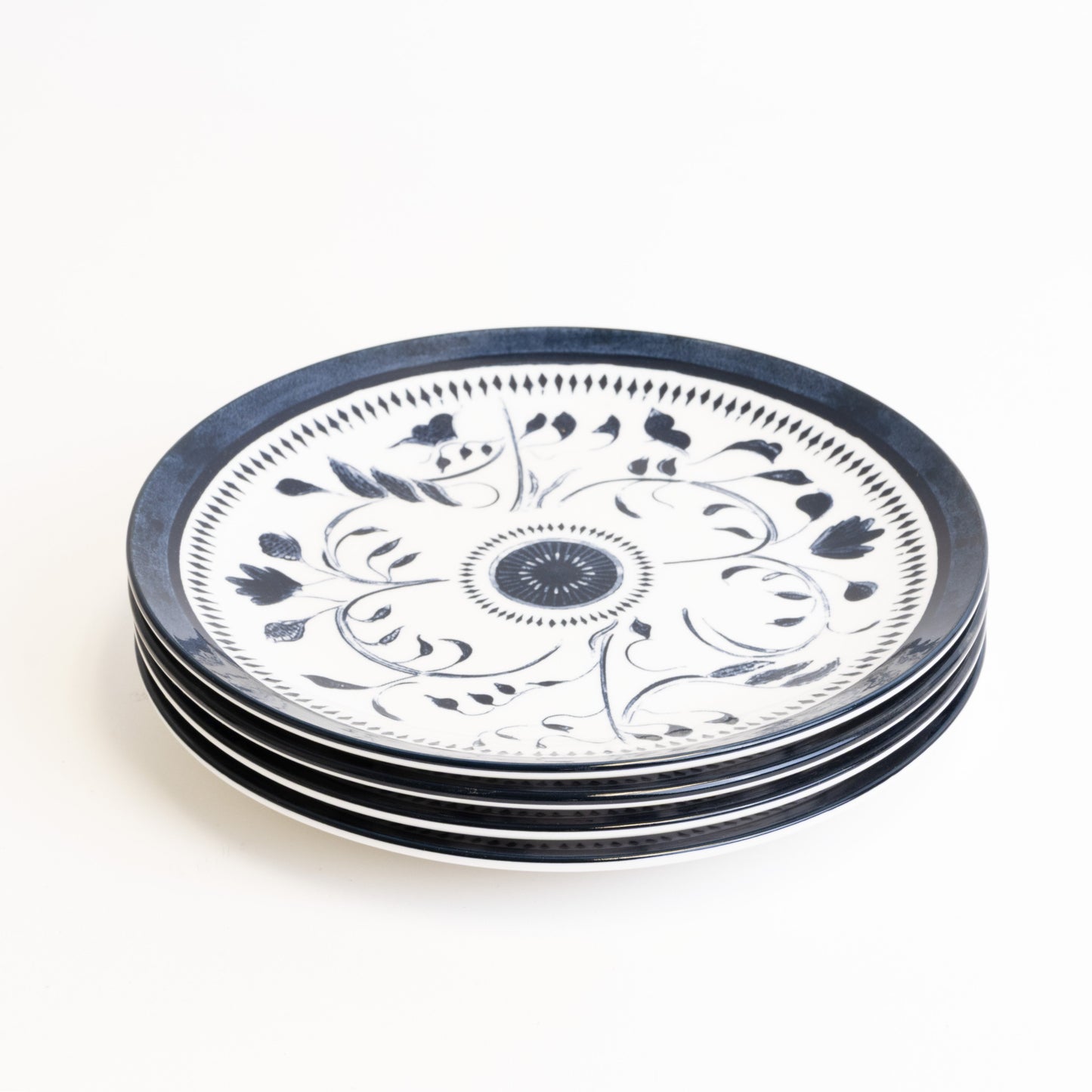 Bruges Porcelain Salad Plate - Blue