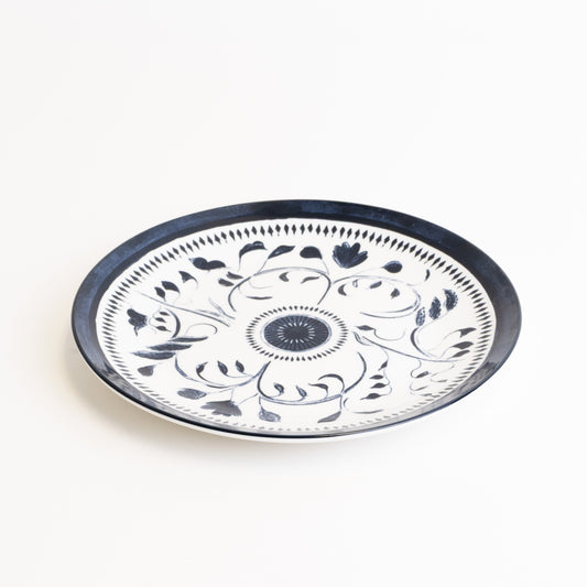 Bruges Porcelain Salad Plate - Blue