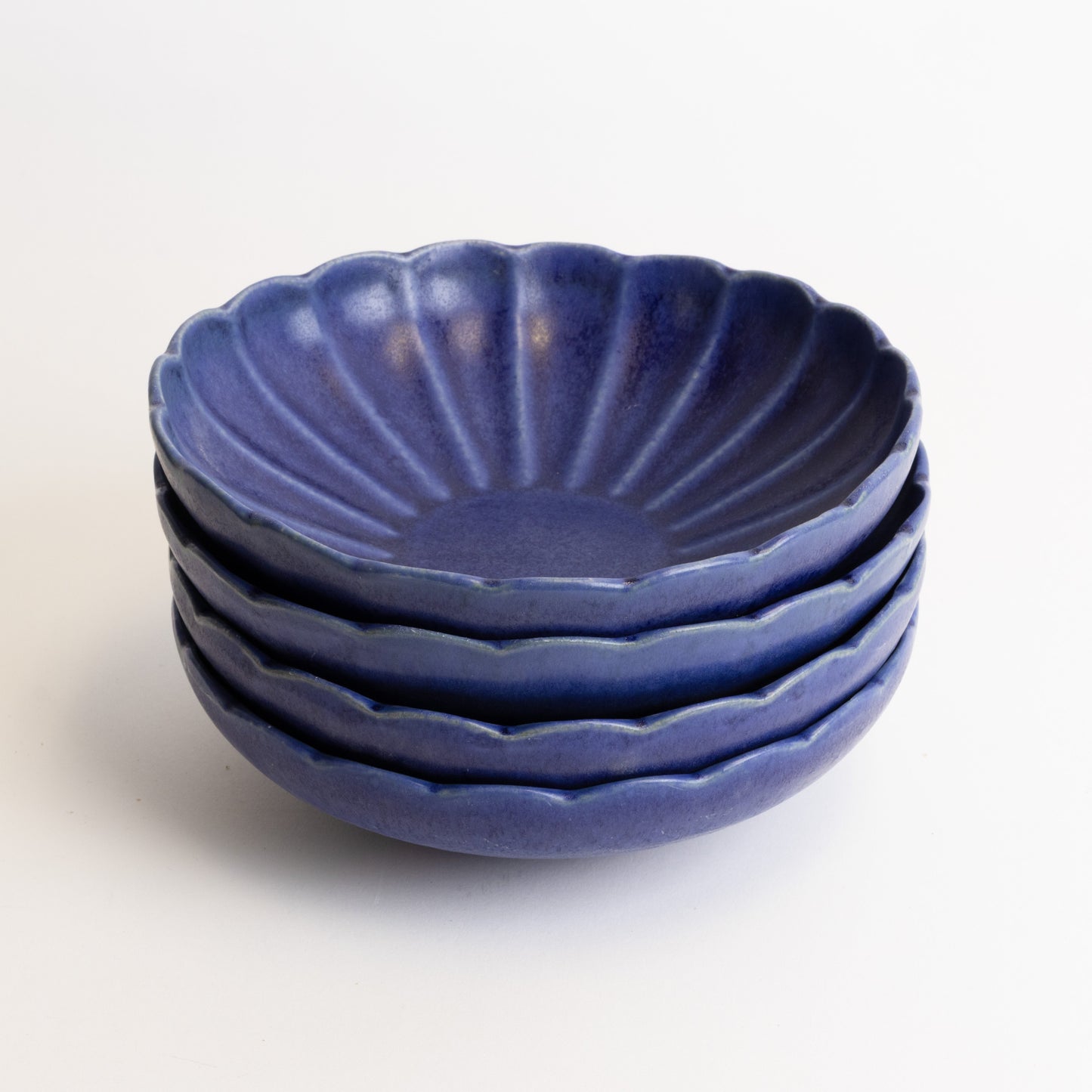 Dhalia Stoneware  Pasta Bowl - Blue