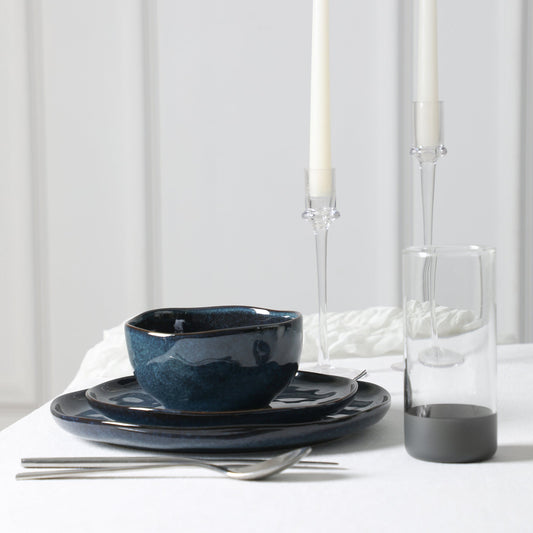 Stone Lain Mirella Stoneware Dinnerware Set, Includes Glasses