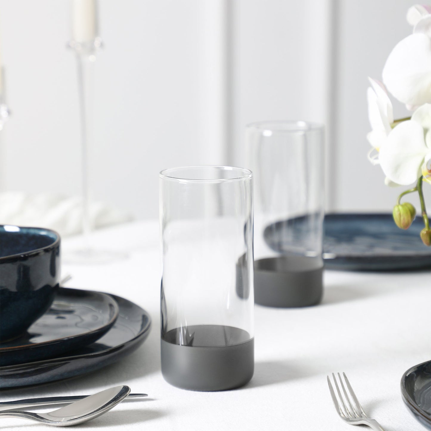 Stone Lain Mirella Stoneware Dinnerware Set, Includes Glasses