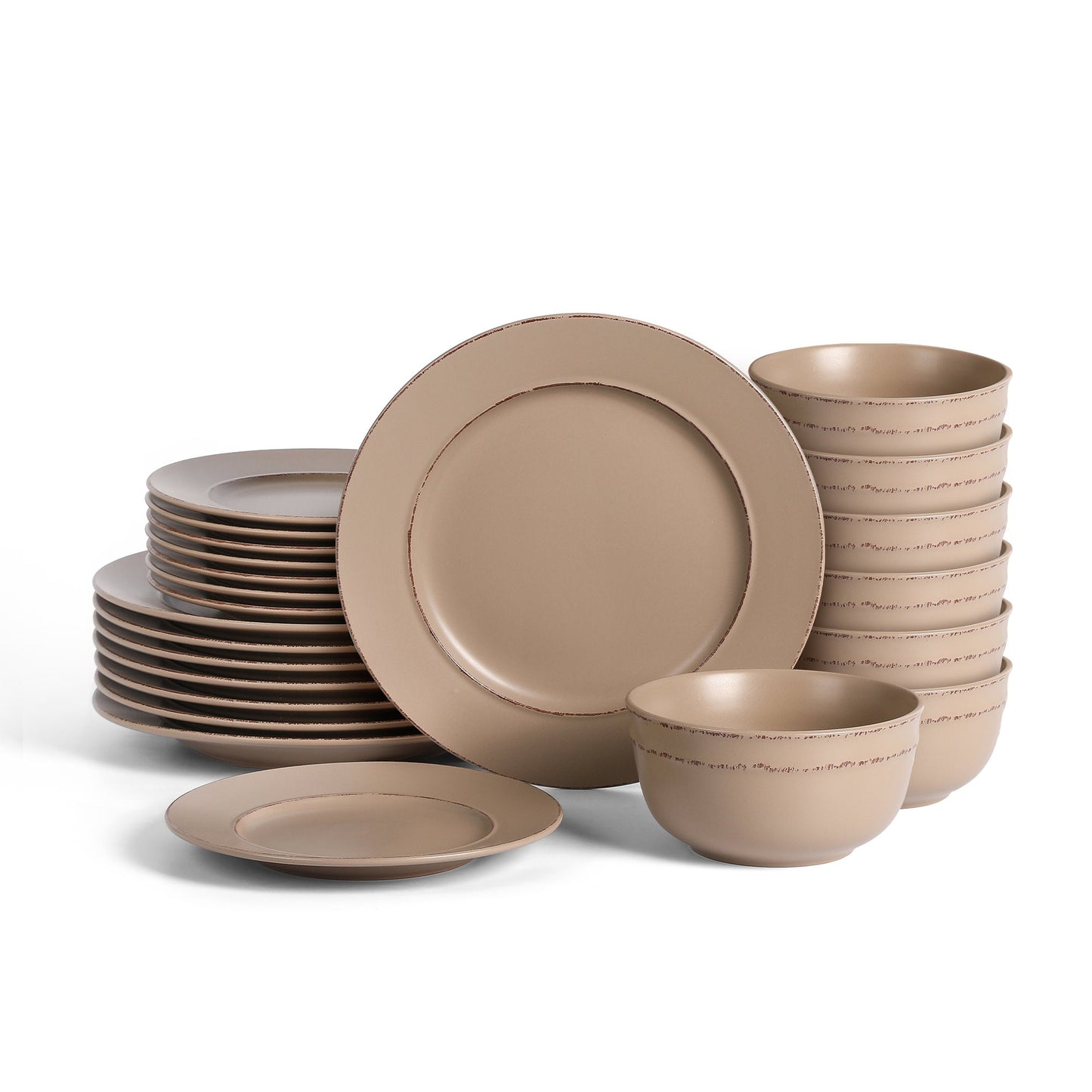 Hazel Stoneware Dinnerware Set - Sand