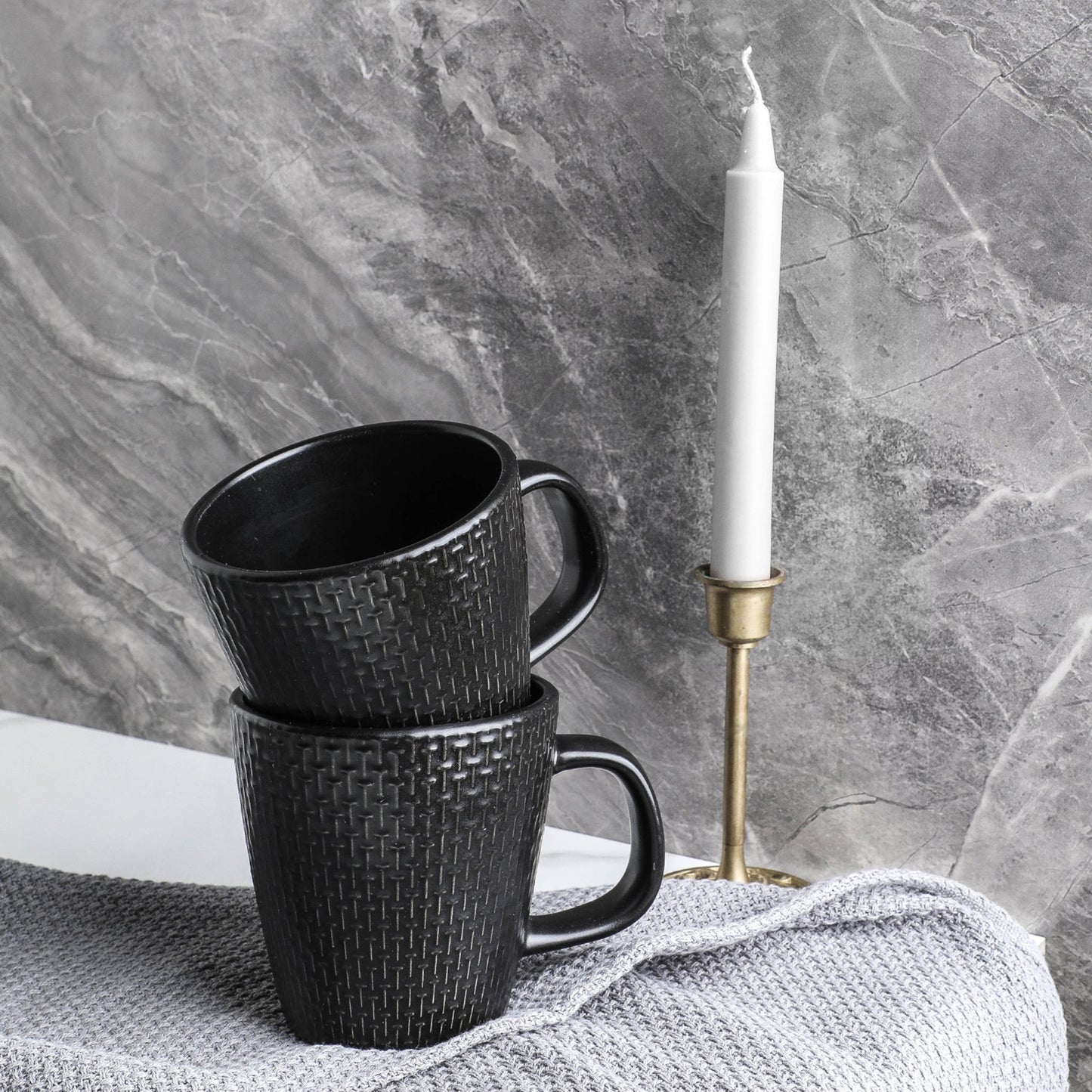 Abigael Stoneware Mug - Black