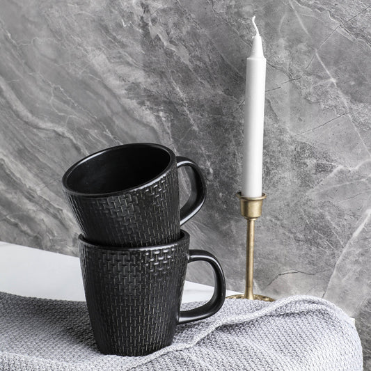 Abigael Stoneware Mug - Black