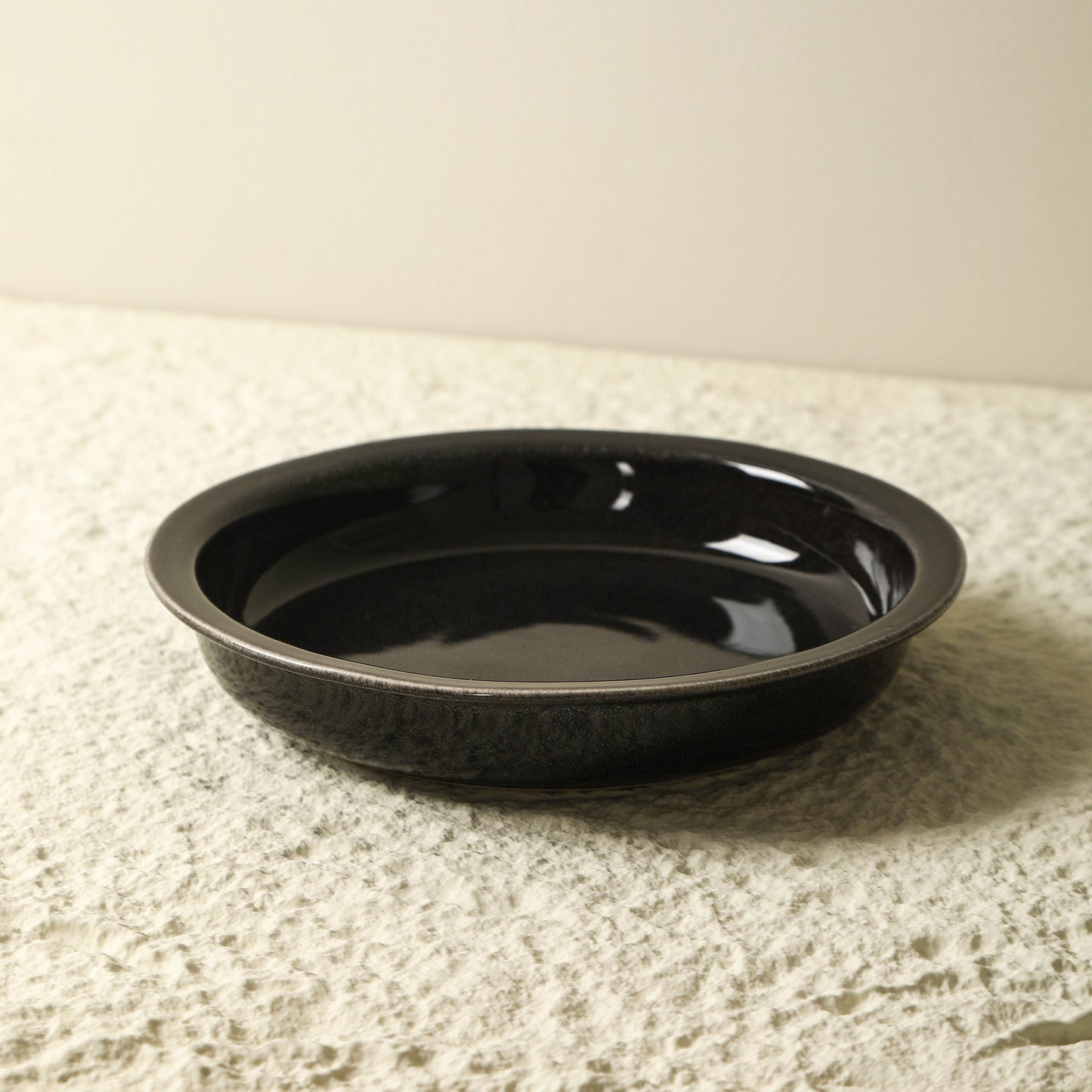 Slate Stoneware Pasta Bowl Set - Black