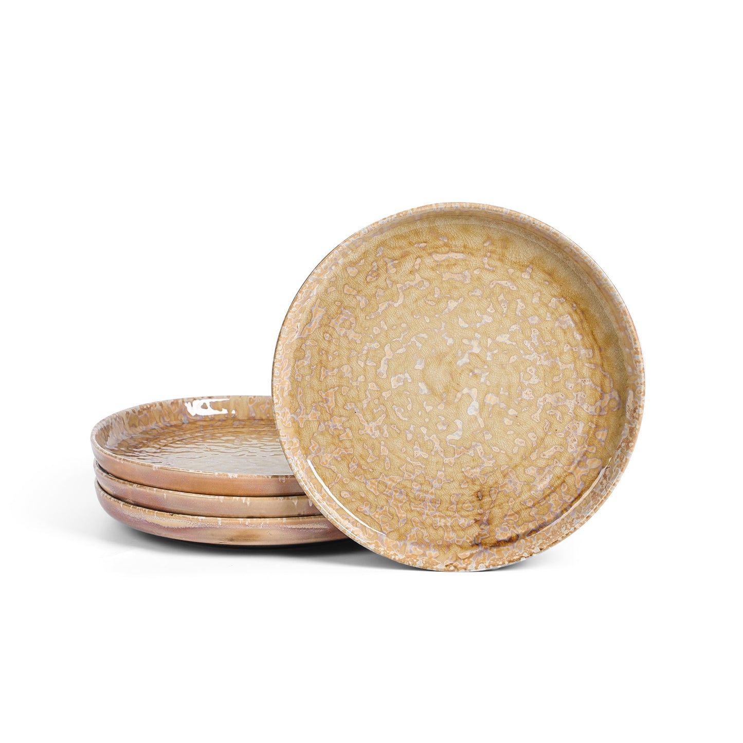 Hanami Stoneware Salad Plate Set - Beige