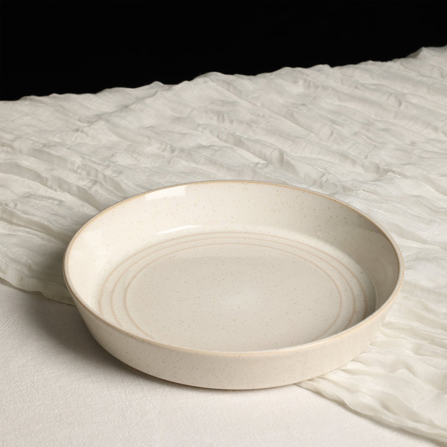 Claire Stoneware Pasta Bowl Set - White