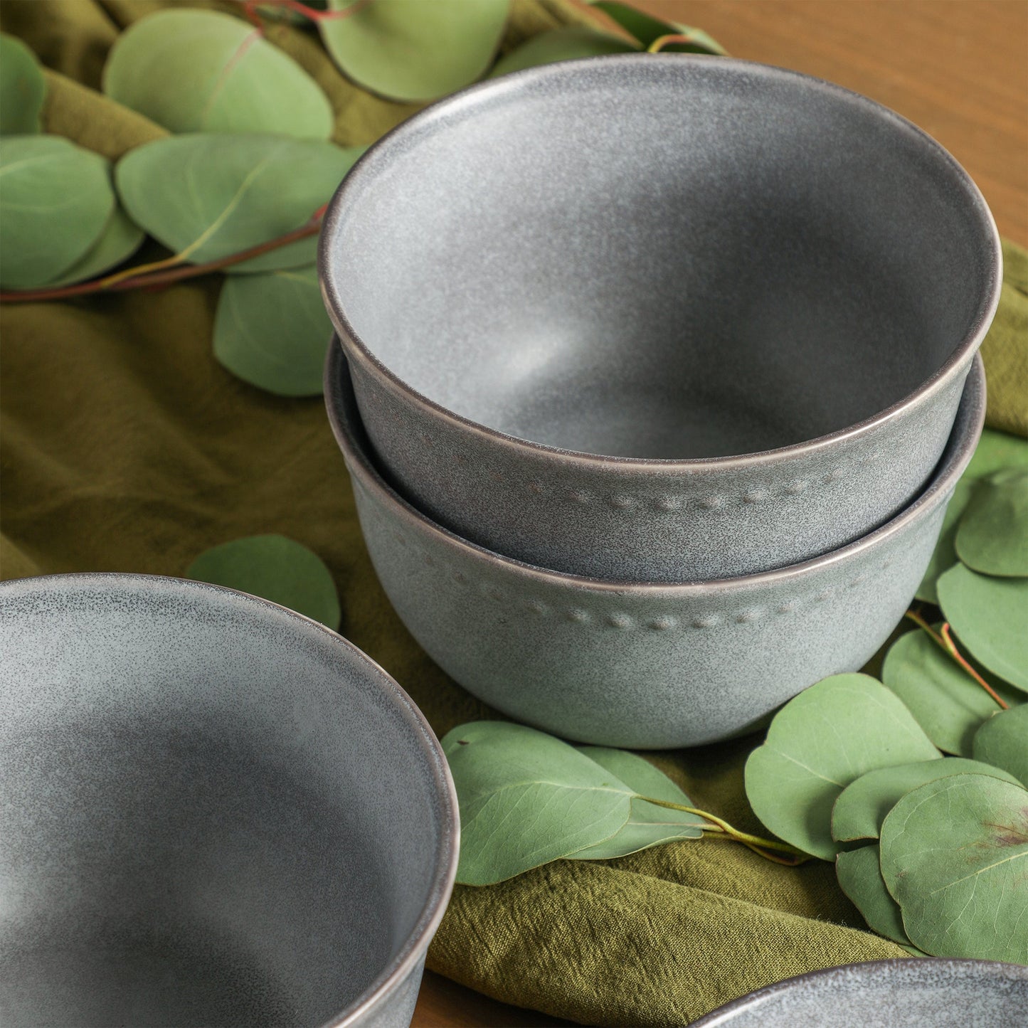 Comet Stoneware Bowl Set - Grey