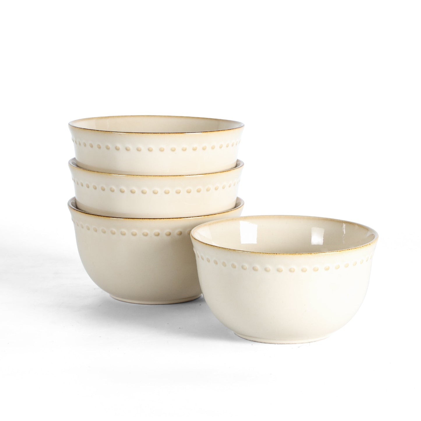 Comet Stoneware Bowl Set - Cream