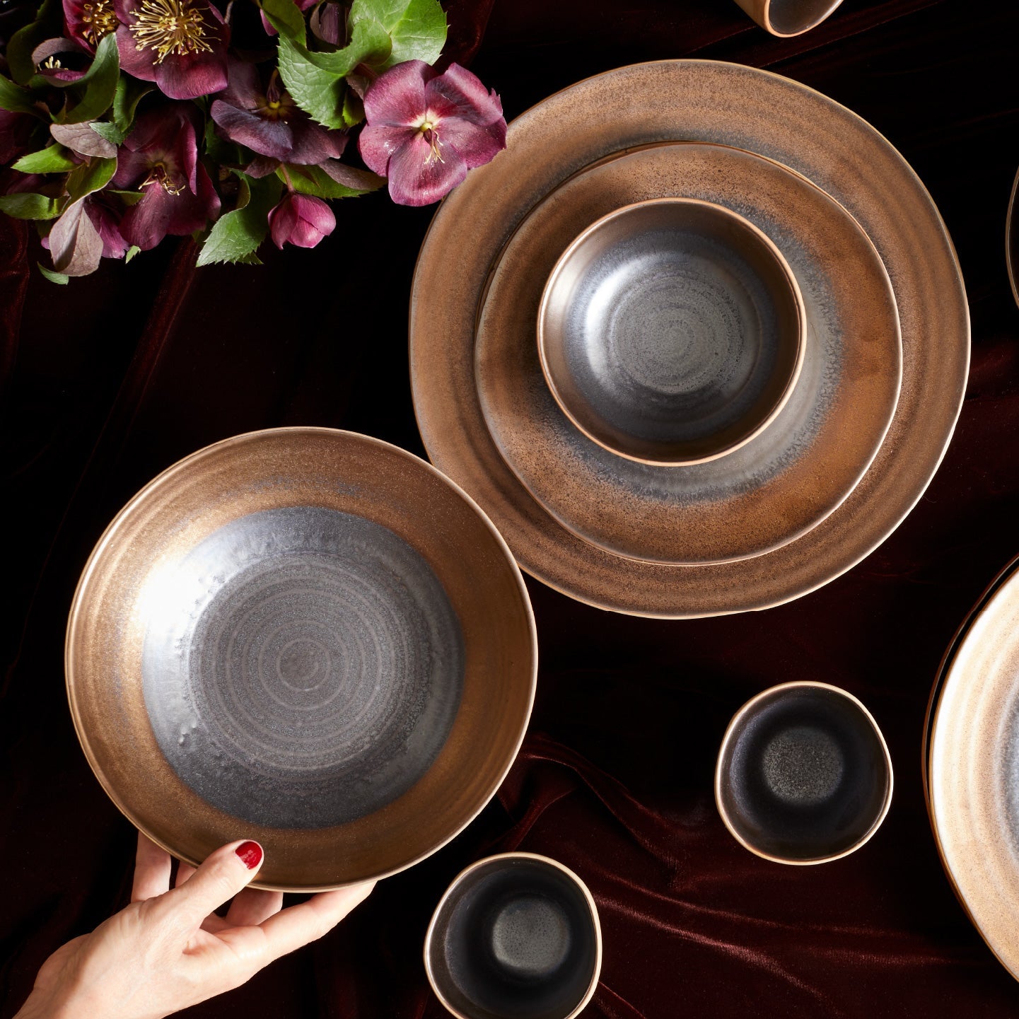 Akita Stoneware Dinner Plate - Copper