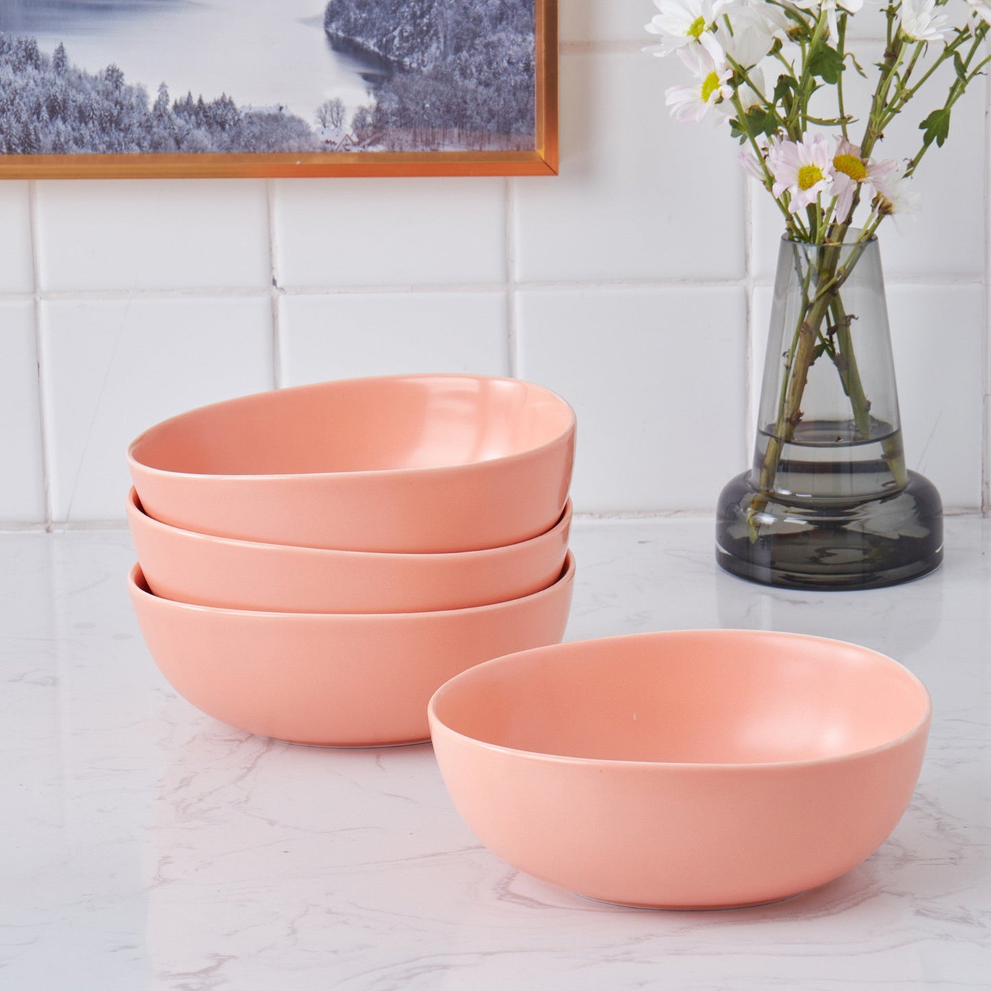 Delilah Porcelain Bowl Set - Set of 6