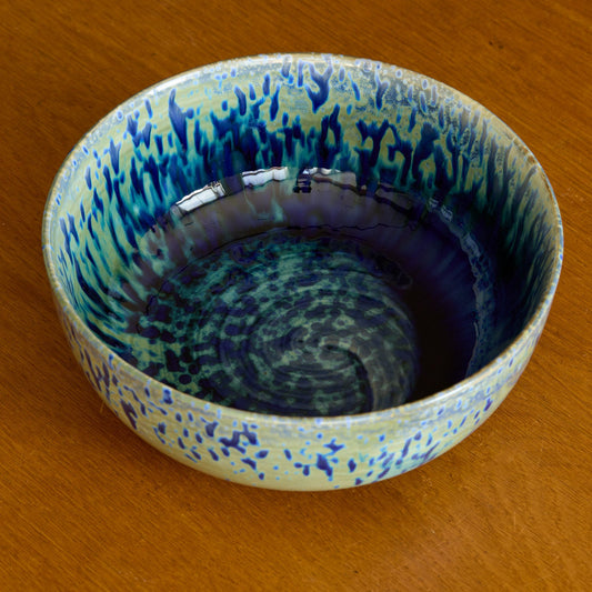 Hanami Stoneware Service Bowl Set - Blue