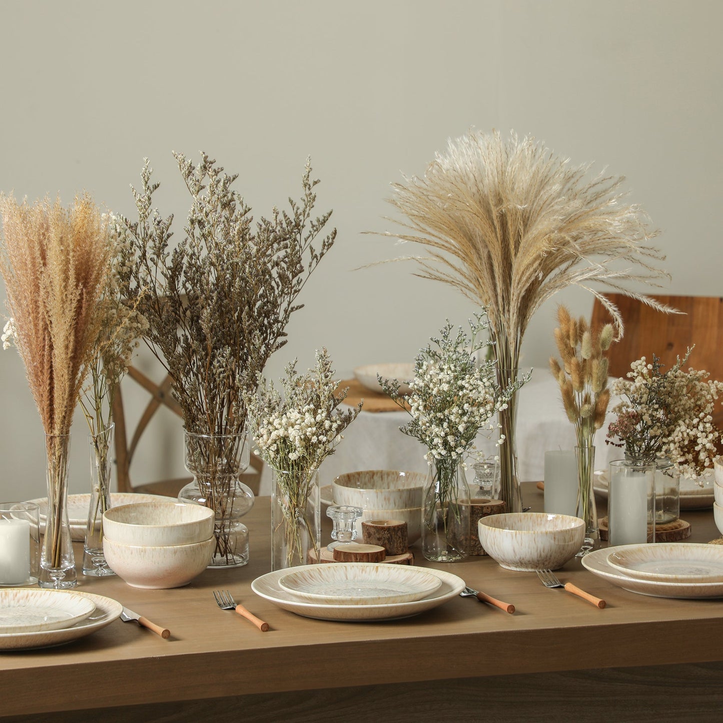 Riley Stoneware Dinnerware Set - Sand