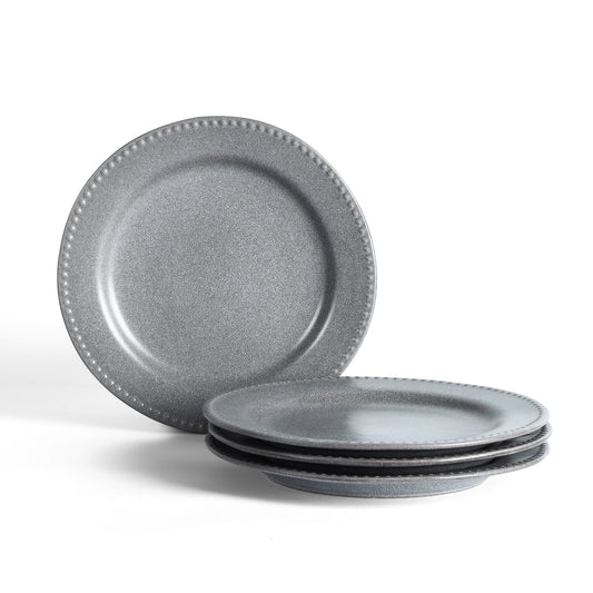 Comet Stoneware Dinner Plate Set - Grey
