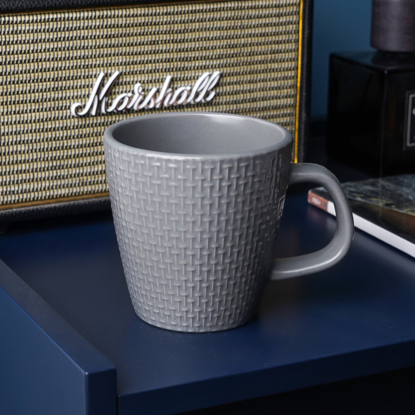 Olivia Stoneware Mug - Gray