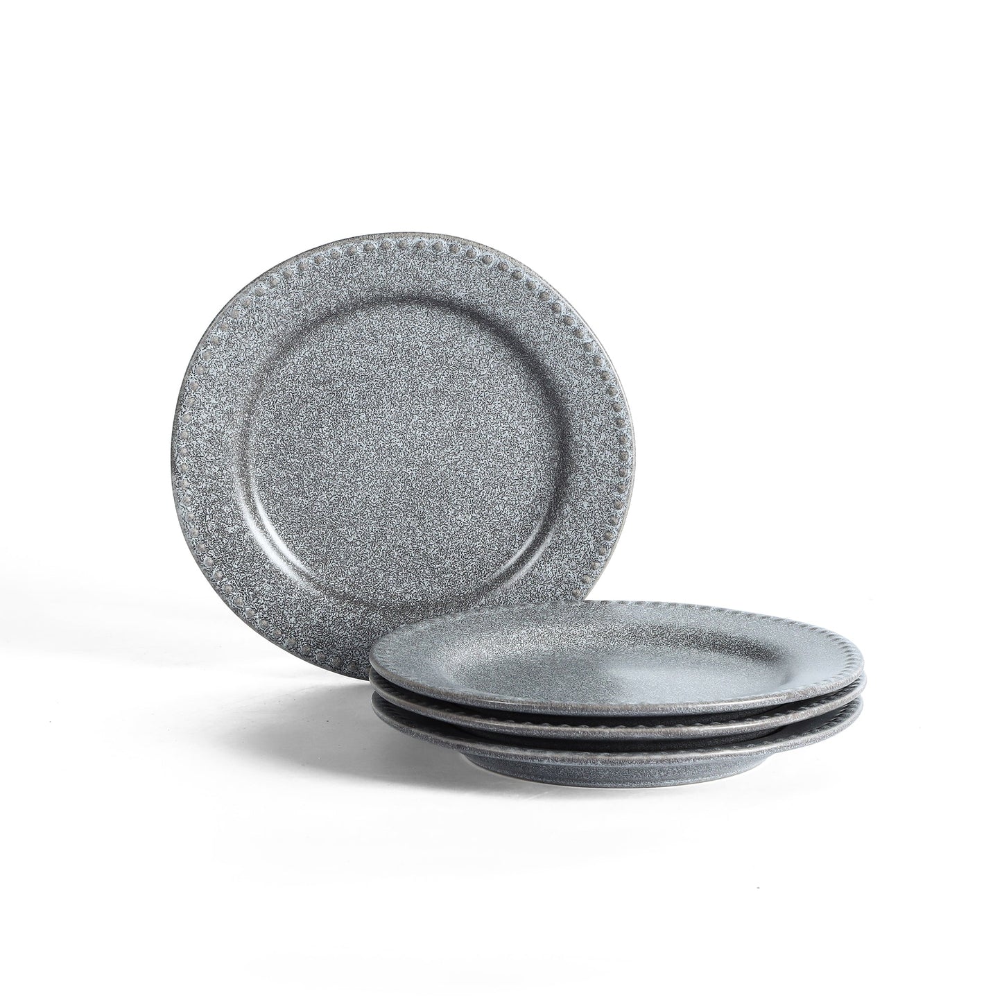 Comet Stoneware Salad Plate Set - Grey