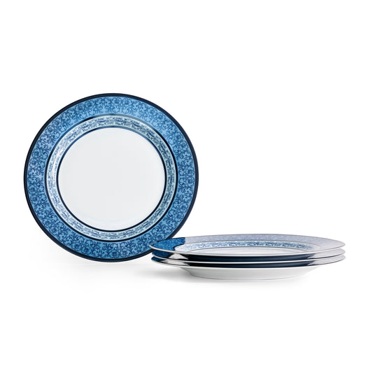 Marchesa Monarcha Porcelain Dinner Plate Set - Blue