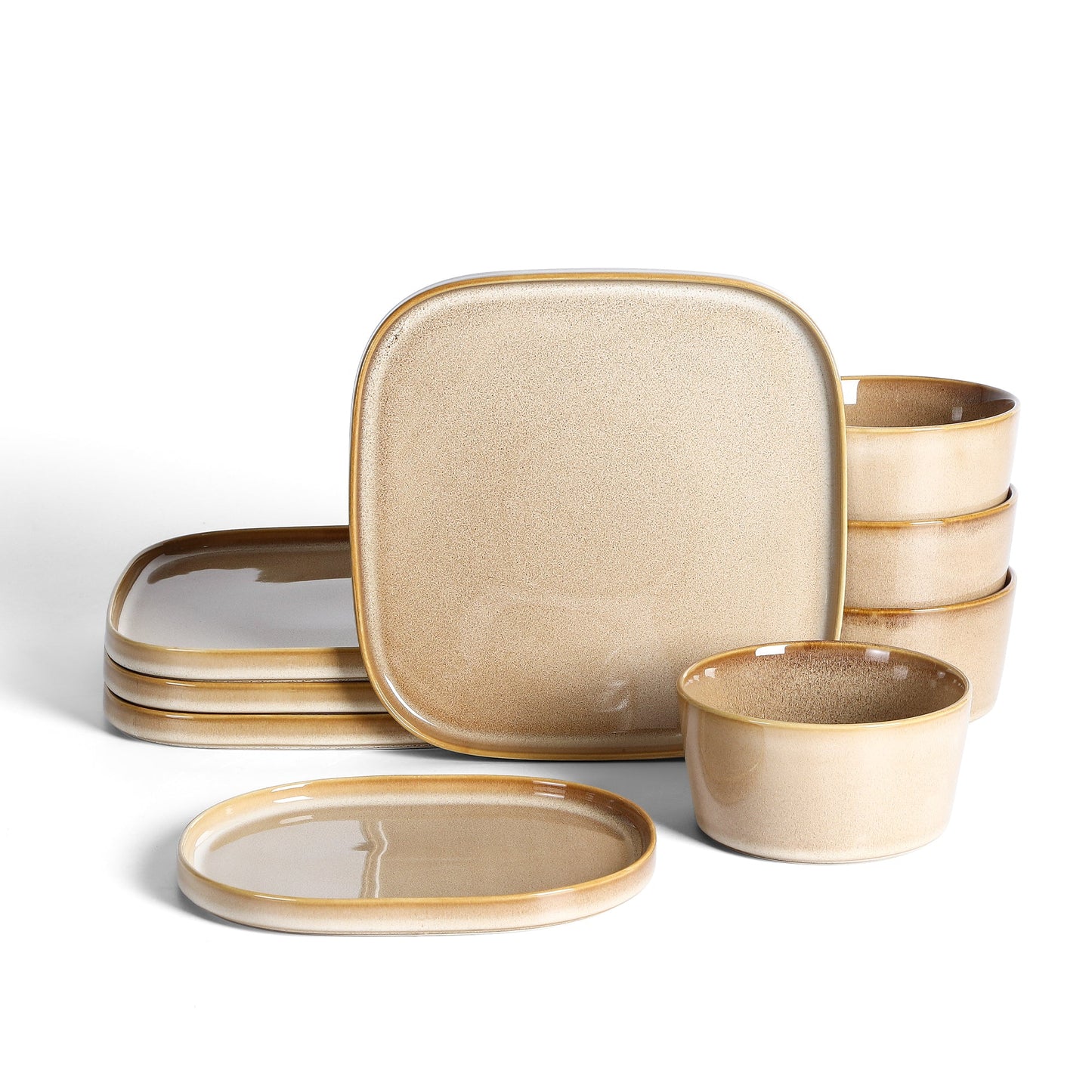 Cairo Stoneware Dinnerware Set - Sand