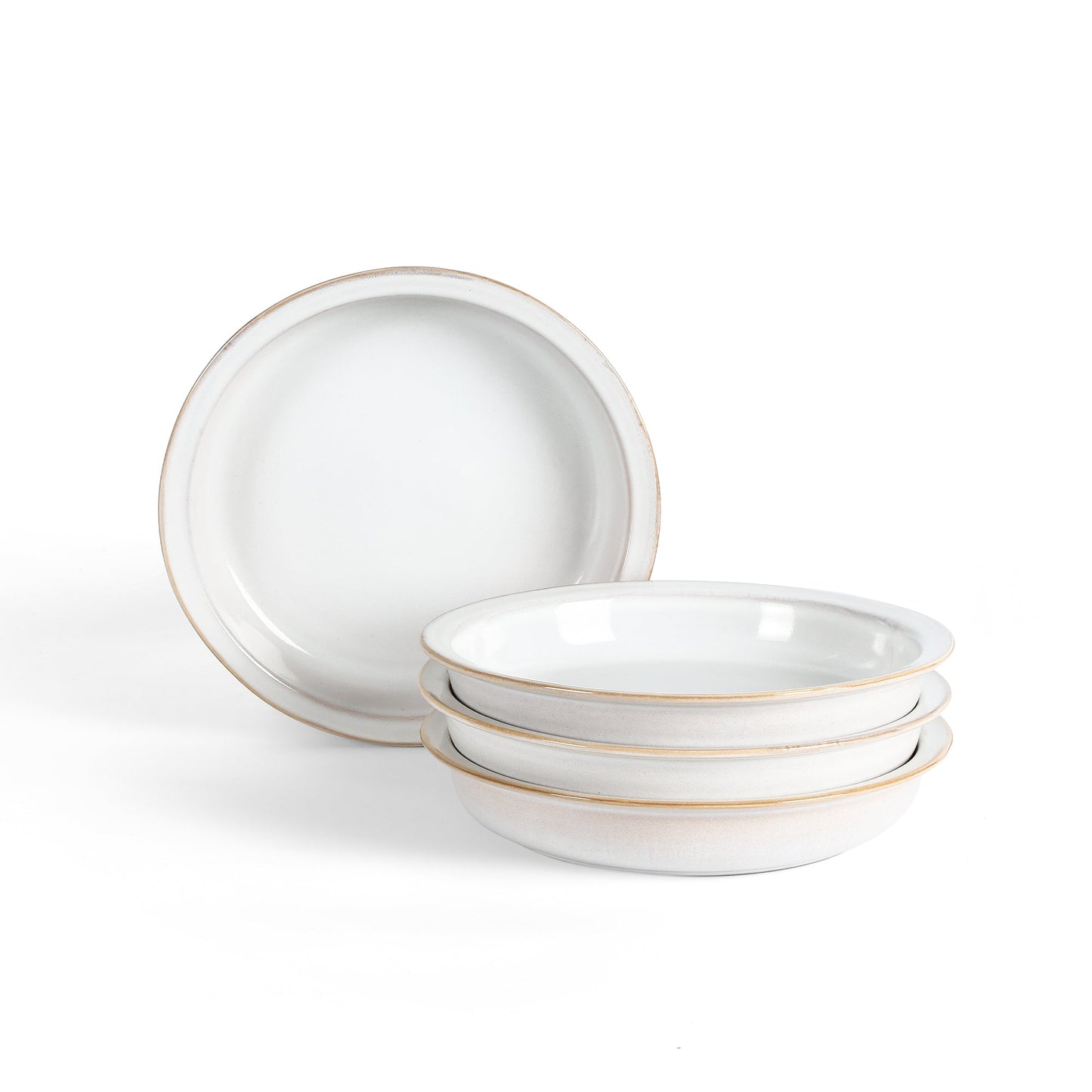 Slate Stoneware Pasta Bowl Set - White