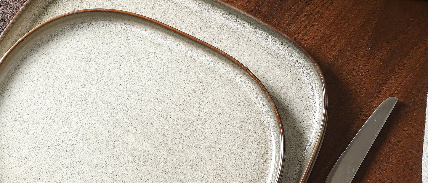 Cairo Stoneware Dinnerware Set - Grey
