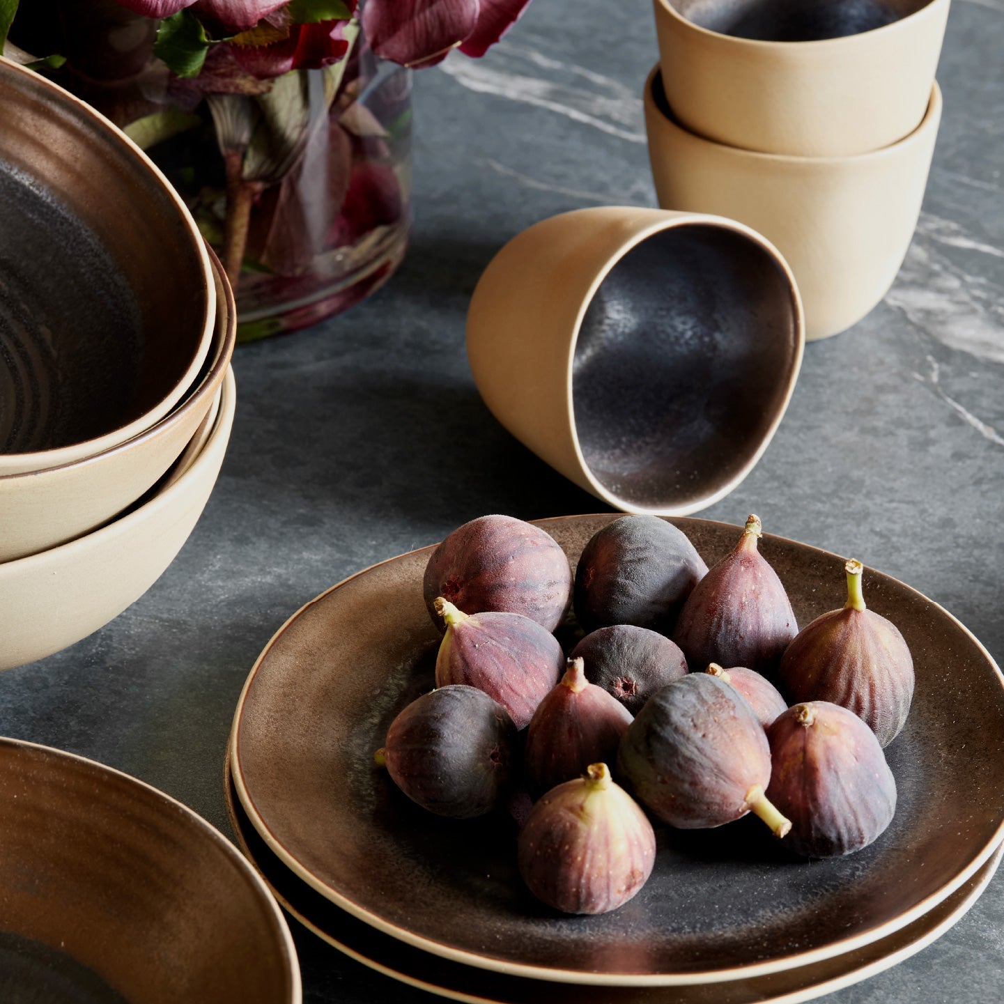 Akita Stoneware Dinnerware Set - Copper