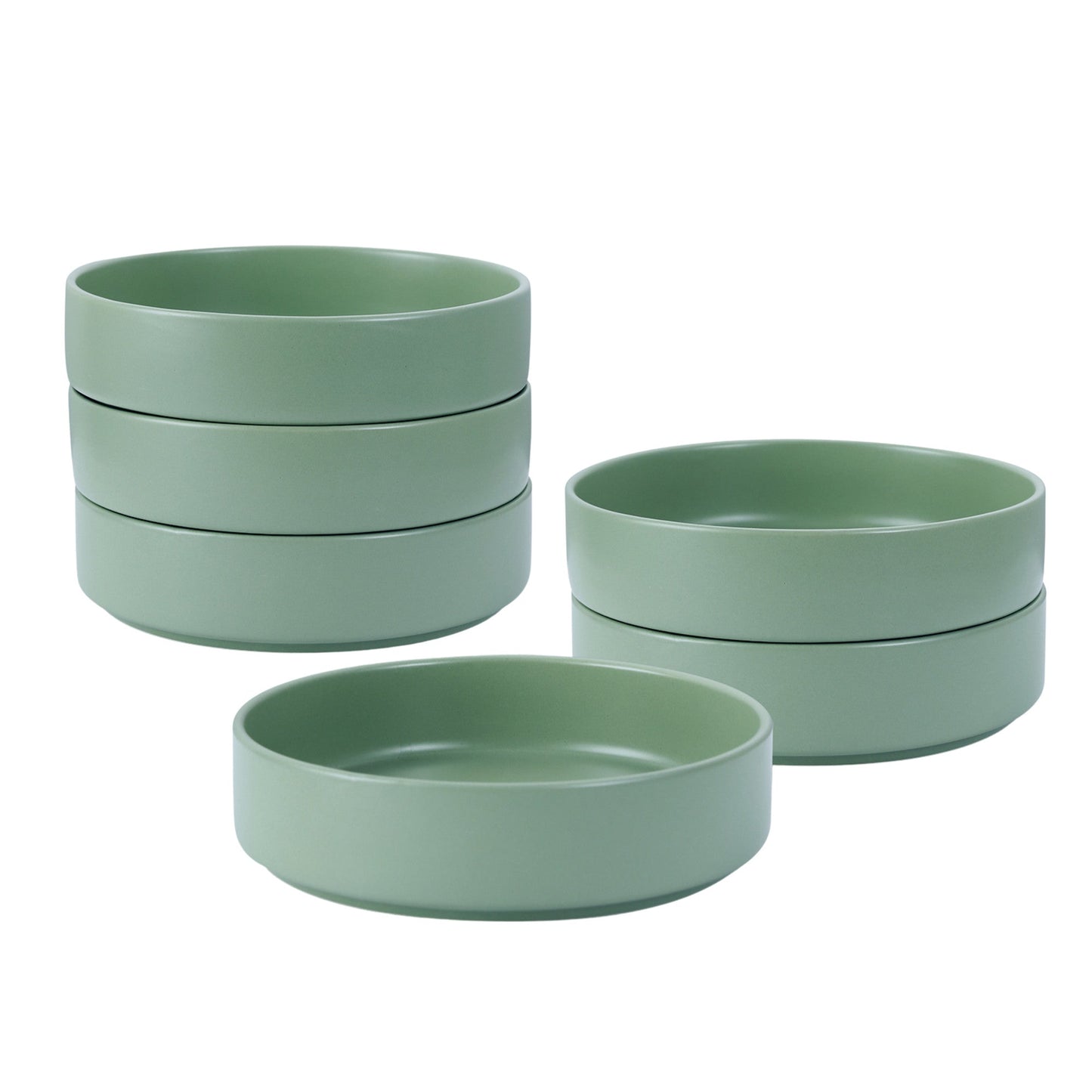 Stella Porcelain Pasta Bowl Set - Set of 6