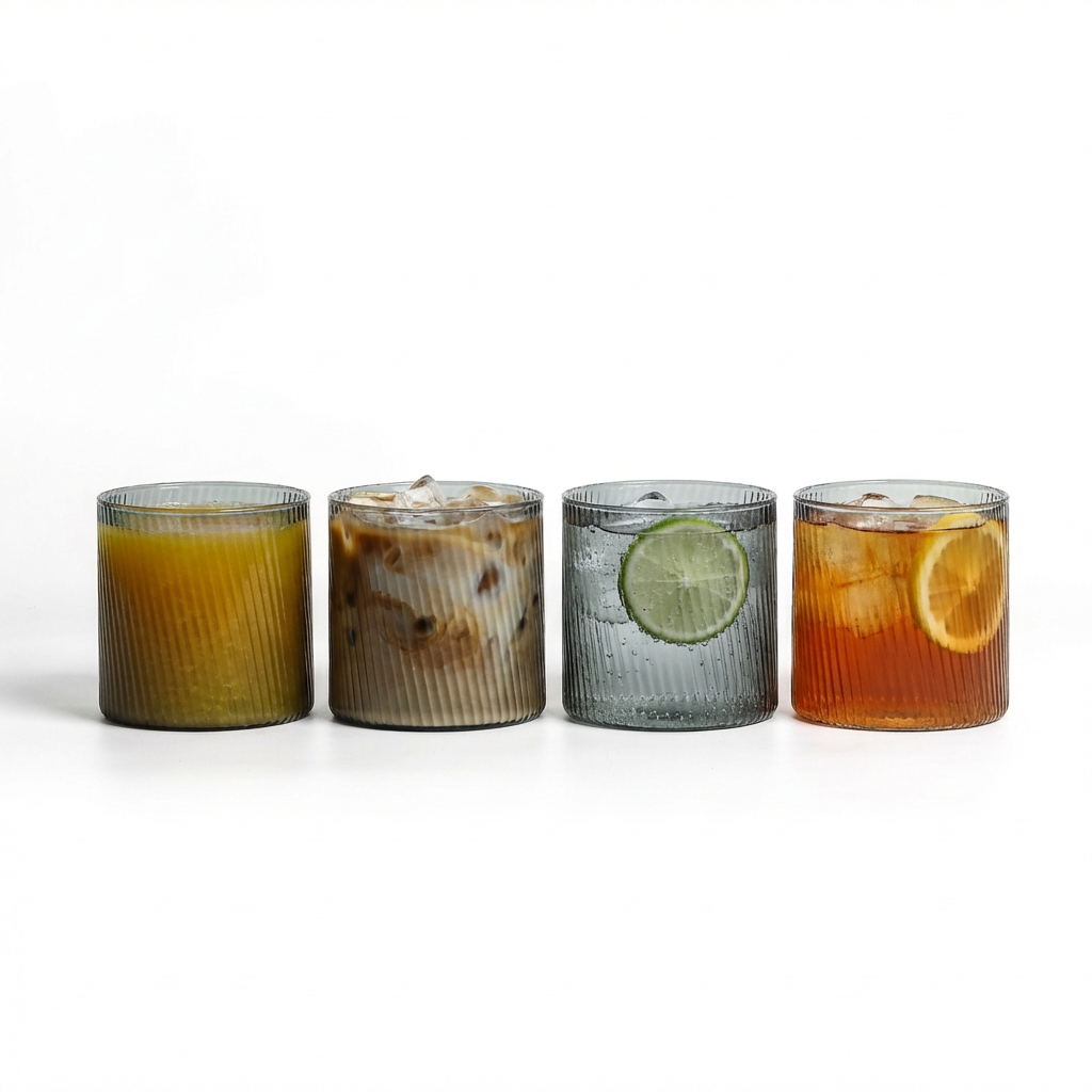 Haven Borosilicate Glass Glass Set - Grey