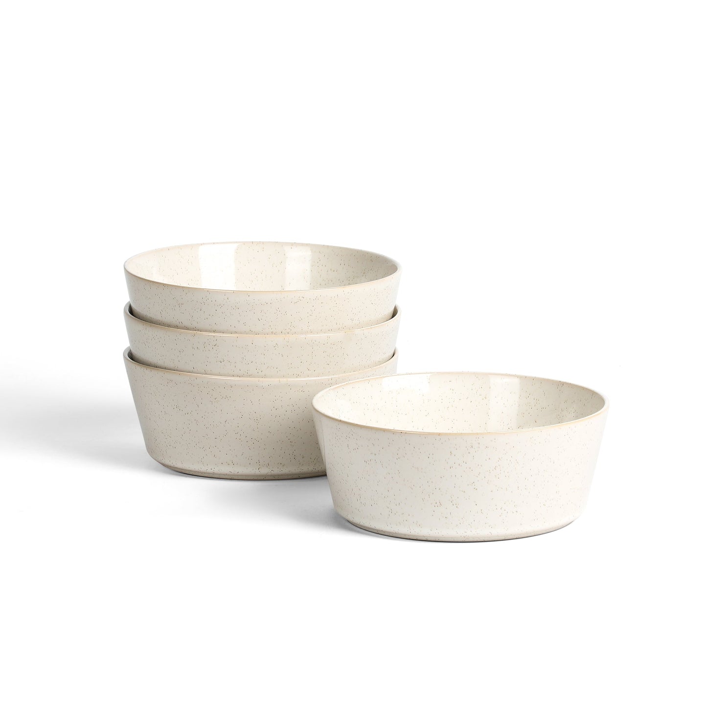Claire Stoneware Bowl Set - White