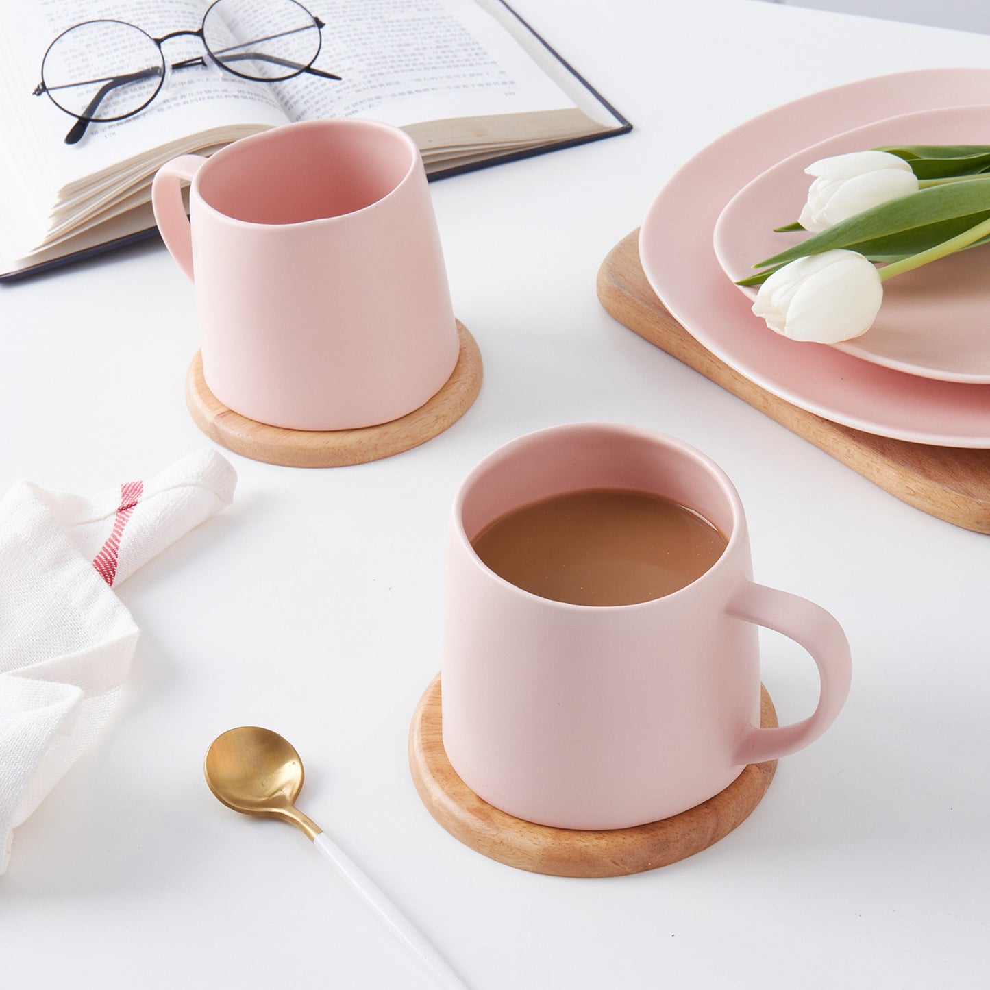 Delilah Porcelain Mug Set - Set of 6