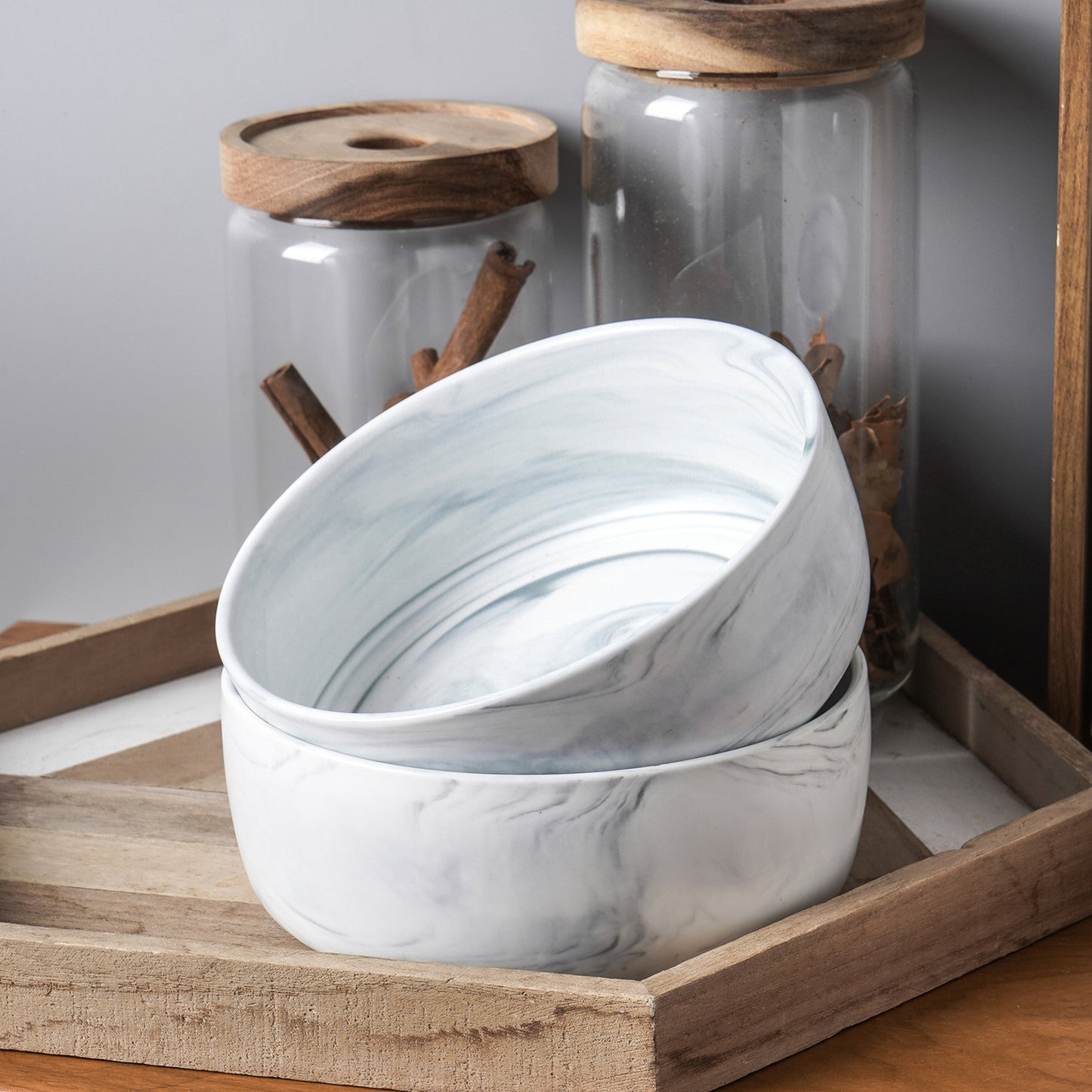 Brighton Porcelain Bowl - Gray