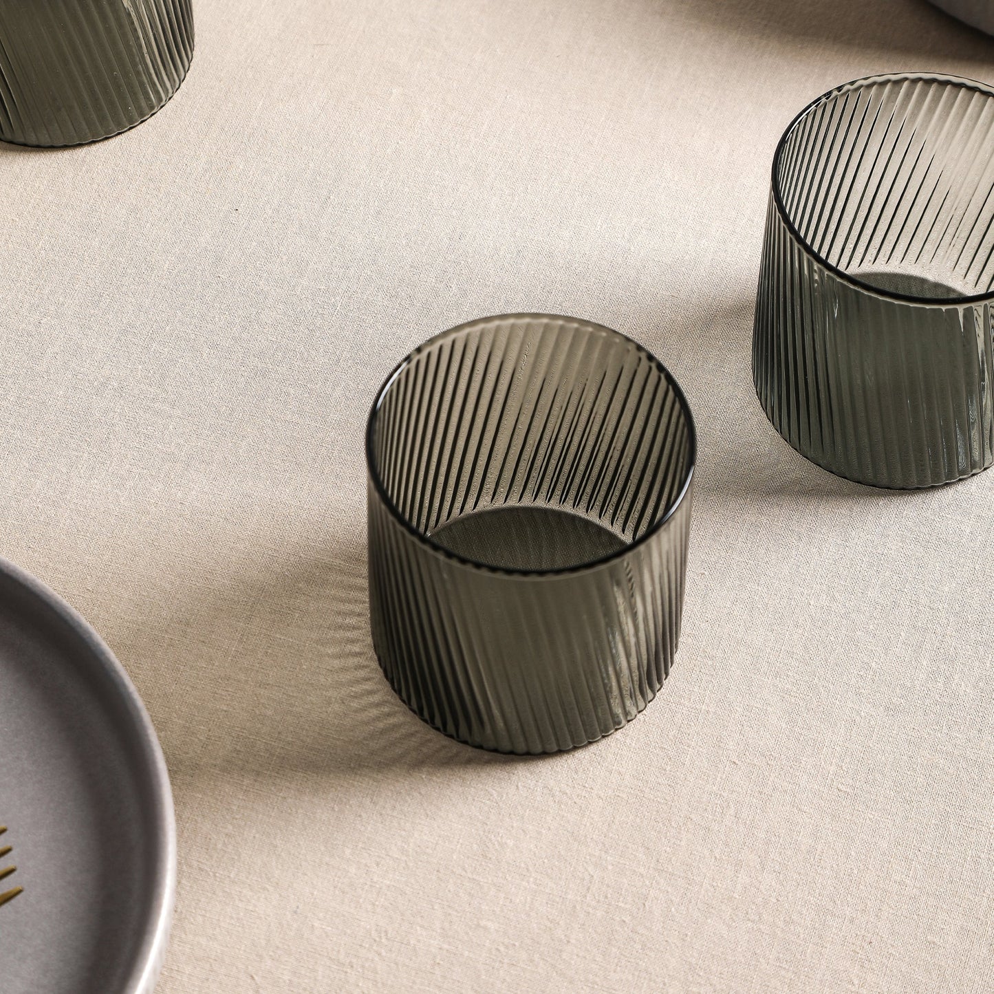 Haven Borosilicate Glass Glass Set - Grey